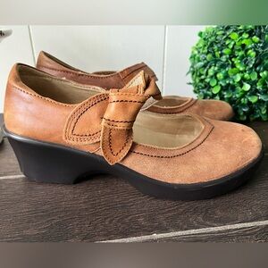 Alegria Womens Ella Desert Essence Mary Jane Heel Size 38 EU 7.5-8 US